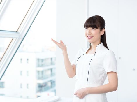 綺麗な女性スタッフ